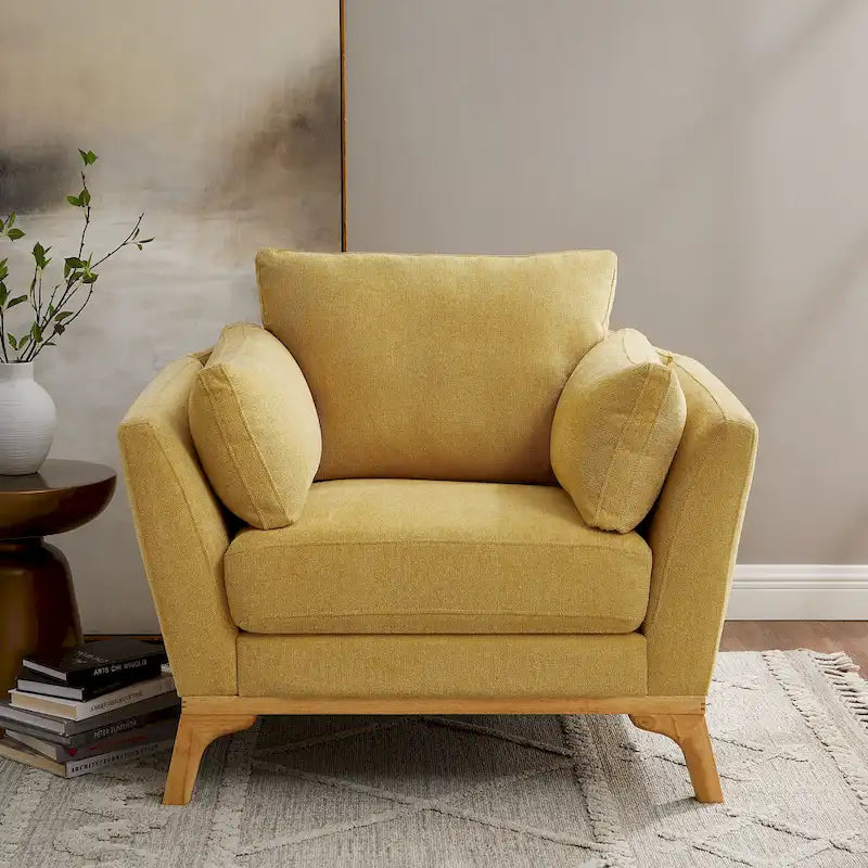 Fauteuil d'appoint moderne à accoudoirs évasés VANOMi 41.7