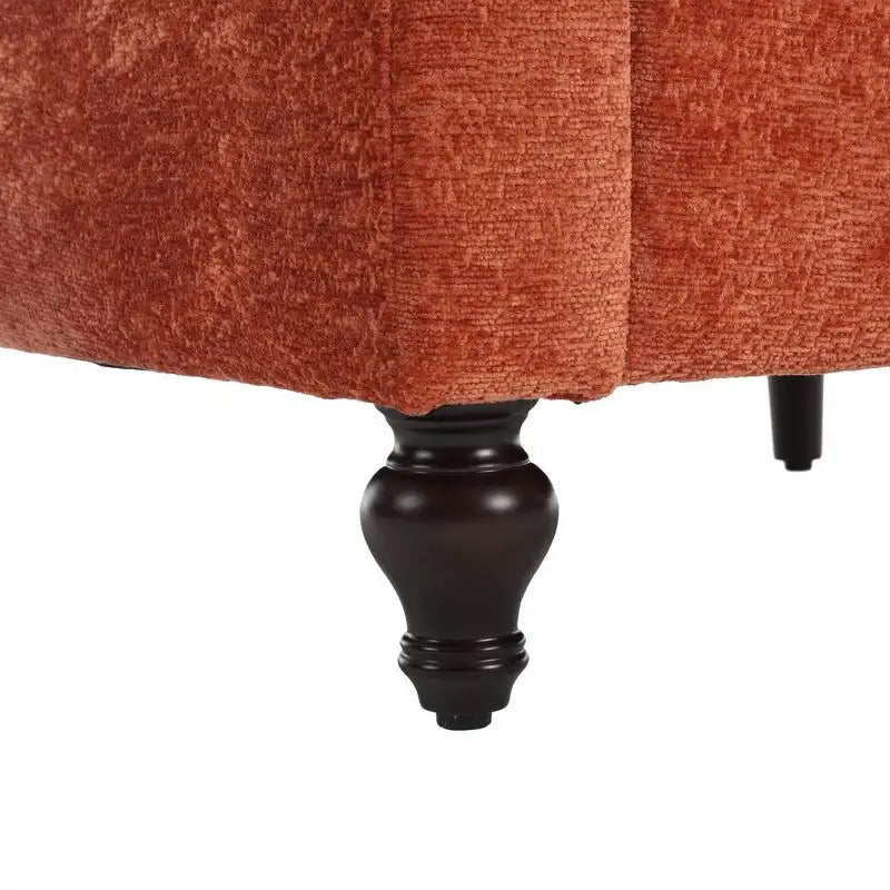 Fauteuil d'appoint moderne, fauteuil lounge, fauteuil à structure en bois