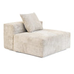 Canapé d'angle surdimensionné en velours côtelé avec pouf, canapé convertible en forme de L, canapés profonds pour salon moderne