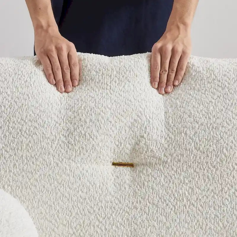 Canapé 2 places en laine d'agneau