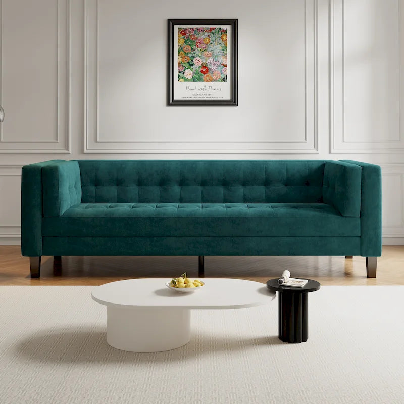 Canapé 3 places Viola Velvet Cushion de Christopher Knight Home