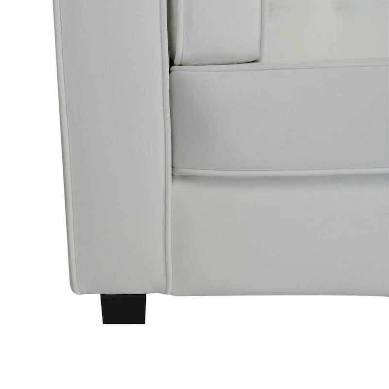 Canapé 3 places Viola Velvet Cushion de Christopher Knight Home