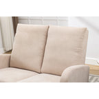 Fauteuil à bascule rembourré style moderne du milieu du siècle, grand fauteuil à oreilles pour salon