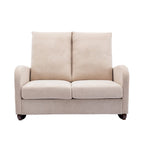 Fauteuil à bascule rembourré style moderne du milieu du siècle, grand fauteuil à oreilles pour salon