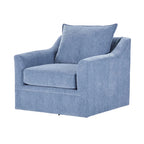 Fauteuil pivotant Anatasia à dossier coussin, New Classic Furniture, fabriqué aux États-Unis