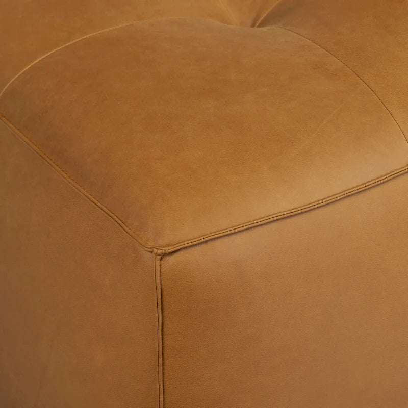 Pouf en polyéthylène et écorce