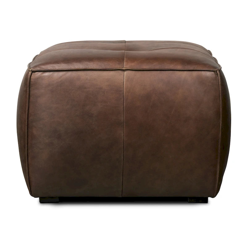 Pouf en polyéthylène et écorce