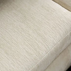 Ensemble de canapés 2 pièces Breward, style transitionnel, beige chenille, rembourré, par Furniture of America