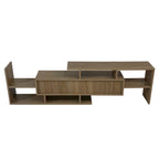 Meuble TV mural Surrey 60.2, 2 pièces, 1 tiroir, étagères ouvertes