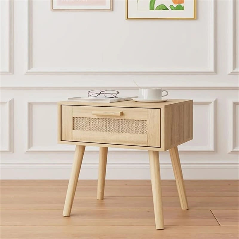 Tables de chevet en bois pour chambre à coucher - 11,81 cm (P) x 15,35 cm (L) x 19,69 cm (H)