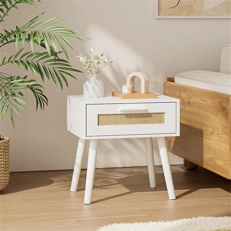 Tables de chevet en bois pour chambre à coucher - 11,81 cm (P) x 15,35 cm (L) x 19,69 cm (H)