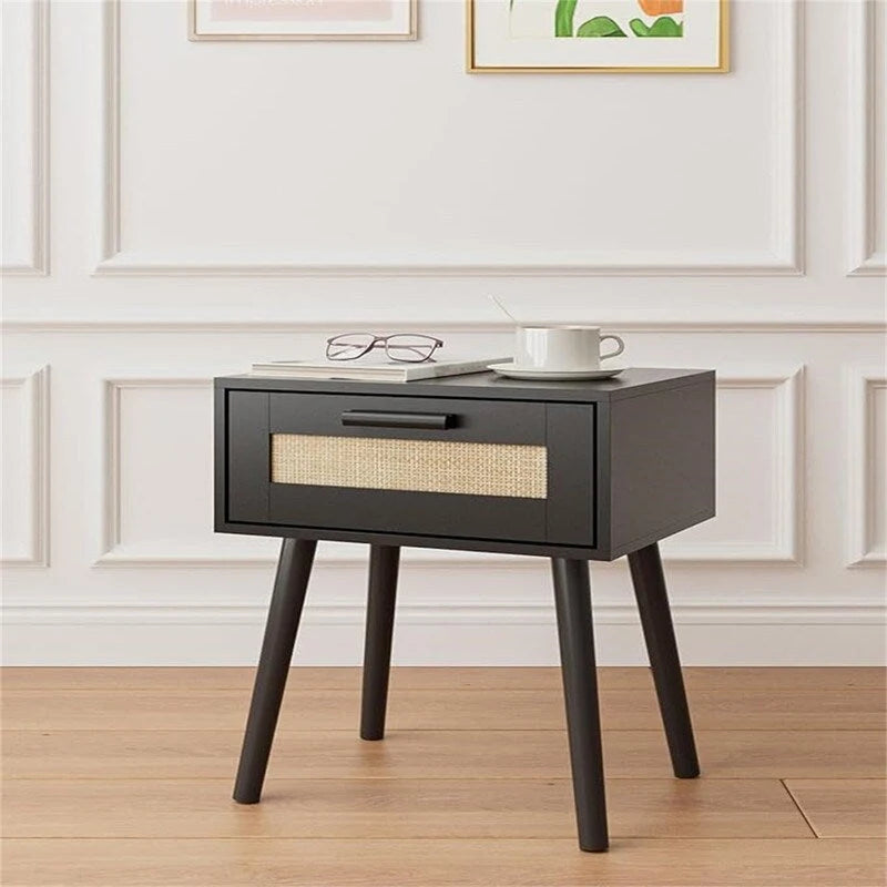 Tables de chevet en bois pour chambre à coucher - 11,81 cm (P) x 15,35 cm (L) x 19,69 cm (H)