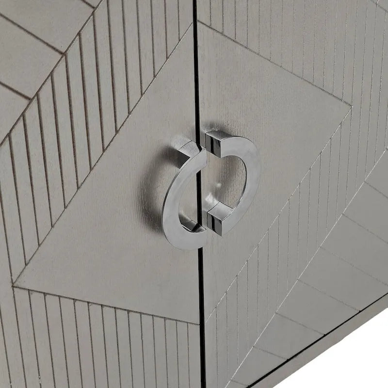 59 Armoire de rangement d'entrée moderne et pratique à 4 portes