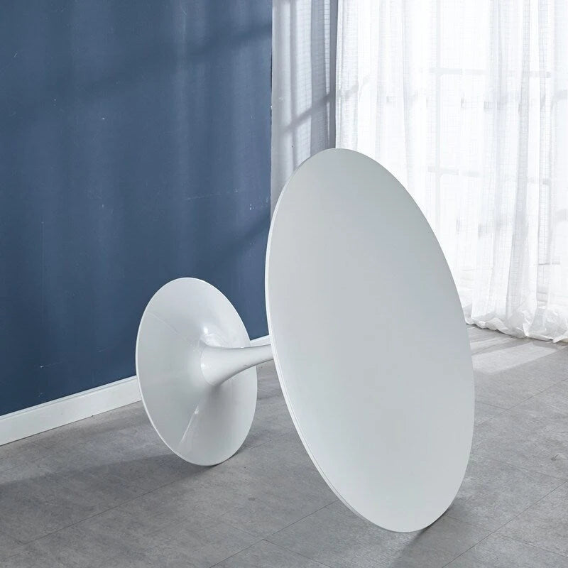 Table de salle à manger Tulipe 42,1 cm avec plateau rond et pied central pour 4 à 6 personnes