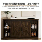 Buffet JASIWAY style grange avec 2 portes et 4 tiroirs