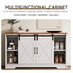 Buffet JASIWAY style grange avec 2 portes et 4 tiroirs