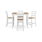 Ensemble de 5 tables de salle à manger hautes et 4 tabourets de bar Signature Design by Ashley Gesthaven