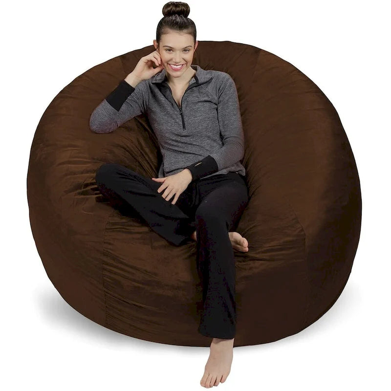Pouf en mousse à mémoire de forme de 1,80 m