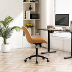 Chaise de bureau à roulettes sans accoudoirs pour le télétravail