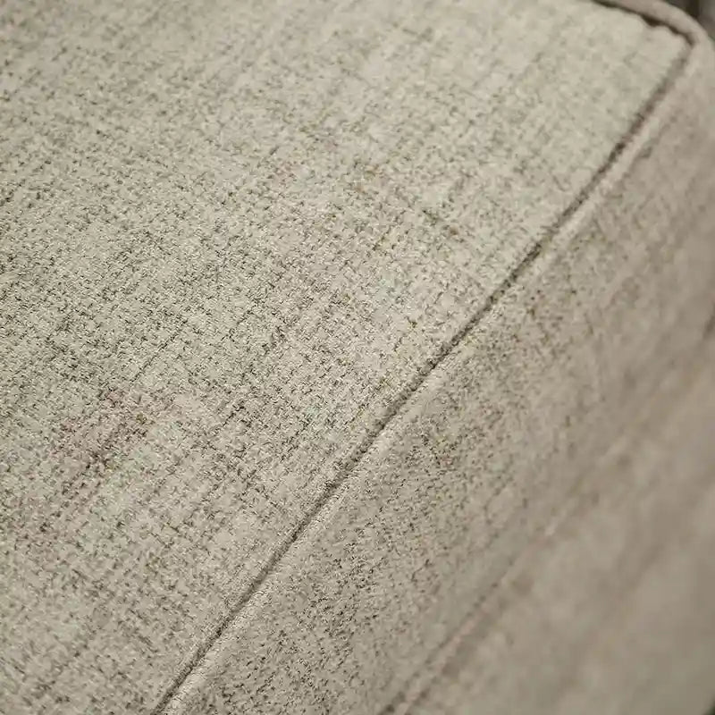 Ensemble de canapés 2 pièces Chetbert, style transitionnel, recouvert de tissu crème, par Furniture of America