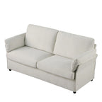 Canapé deux places moderne en chenille