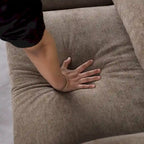 Canapé deux places moderne en chenille