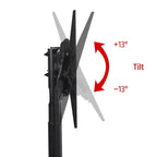 Support roulant pour téléviseur Yaheetech compatible avec les écrans plats LCD de 32 à 75 pouces