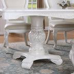 Ensemble de table à manger extensible 7 pièces en bois massif traditionnel Eugene de Furniture of America