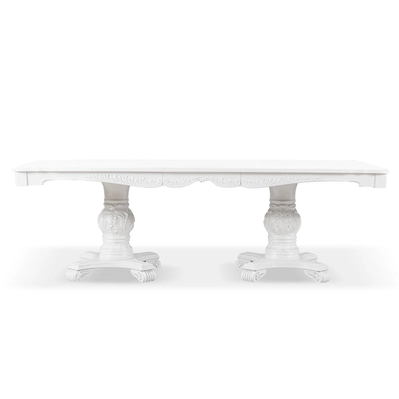Ensemble de table à manger extensible 7 pièces en bois massif traditionnel Eugene de Furniture of America
