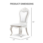 Ensemble de table à manger extensible 7 pièces en bois massif traditionnel Eugene de Furniture of America