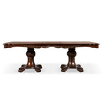 Ensemble de table à manger extensible 7 pièces en bois massif traditionnel Eugene de Furniture of America
