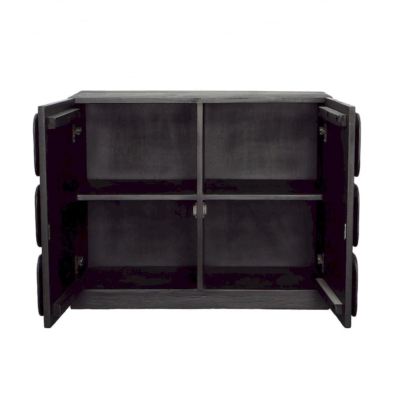 Buffet Melody 37 pouces de large, noir