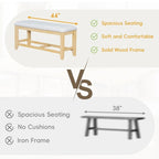 Ensemble de table à manger extensible 6 pièces style ferme avec étagère intégrée
