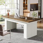 63 Large Computer Desk,Modern Executive Desk Home Office Desk Study Writing Desk