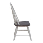 Ensemble de table à tréteaux 5 pièces style ferme, blanc et bois