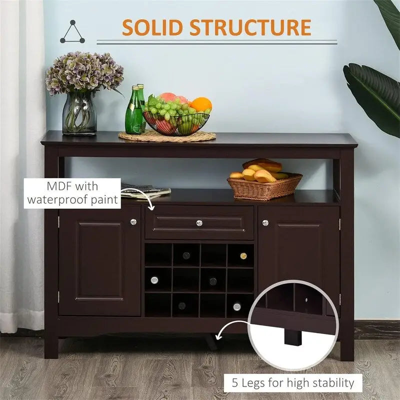 Meuble bar à café - 15,75 po P x 45,75 po L x 32,5 po H
