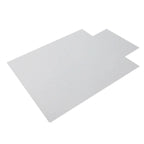 Tapis de protection transparent en PVC pour bureau à domicile ou chaise