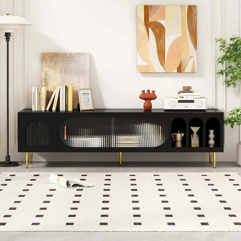 Meuble TV moderne pour téléviseur 70 pouces (178 cm) pour salon