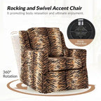 Ensemble de 2 housses pour fauteuils à bascule pivotants Stan Farmhouse de HULALA HOME