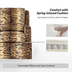 Ensemble de 2 housses pour fauteuils à bascule pivotants Stan Farmhouse de HULALA HOME