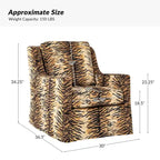 Ensemble de 2 housses pour fauteuils à bascule pivotants Stan Farmhouse de HULALA HOME