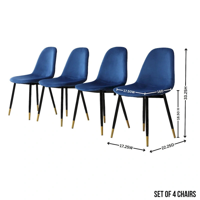 Ensemble de salle à manger rond 5 pièces Evatt de Roundhill Furniture, table ronde à tréteaux et 4 chaises élégantes