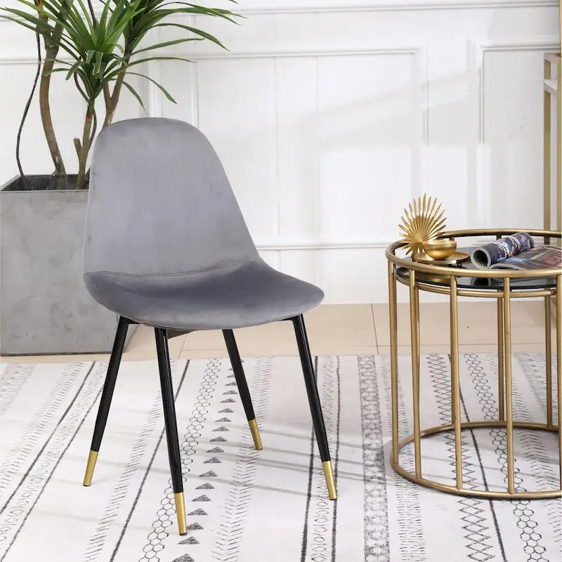 Ensemble de salle à manger rond 5 pièces Evatt de Roundhill Furniture, table ronde à tréteaux et 4 chaises élégantes