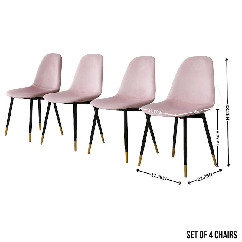 Ensemble de salle à manger rond 5 pièces Evatt de Roundhill Furniture, table ronde à tréteaux et 4 chaises élégantes