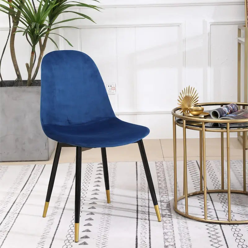 Ensemble de salle à manger rond 5 pièces Evatt de Roundhill Furniture, table ronde à tréteaux et 4 chaises élégantes