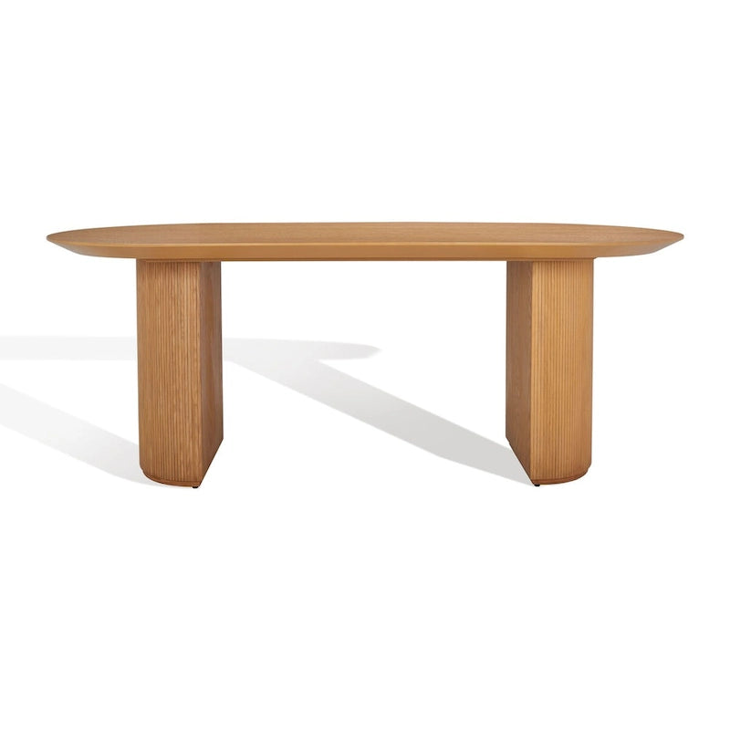 Table de salle à manger en bois SAFAVIEH Couture Svenja - 200,7 cm L x 88,9 cm P x 74,9 cm H