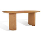 Table de salle à manger en bois SAFAVIEH Couture Svenja - 200,7 cm L x 88,9 cm P x 74,9 cm H